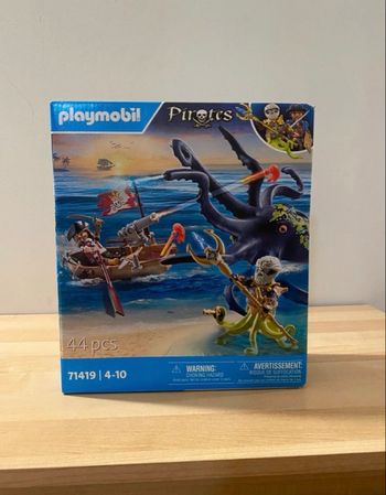 playmobil 71419 pirates avec pieuvre géante neuf
