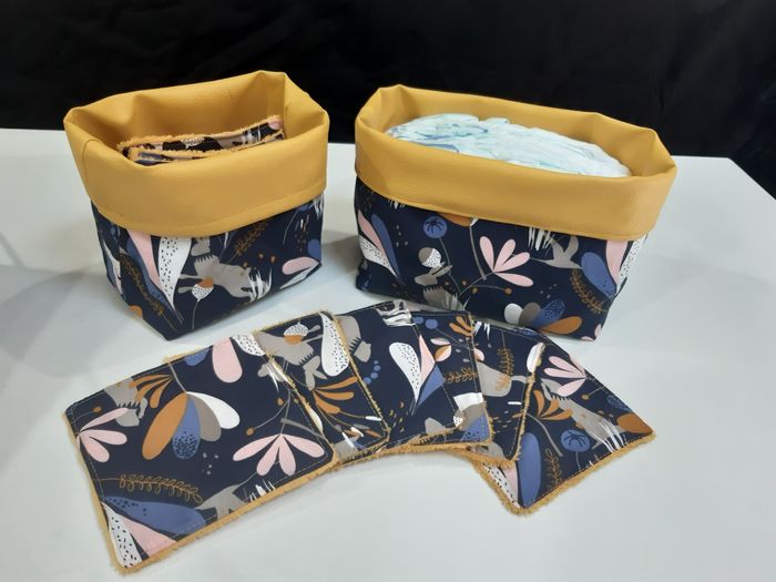 Panières, lingettes