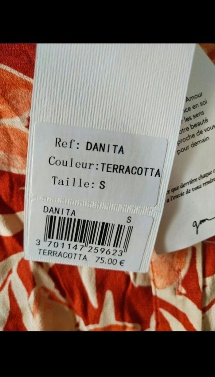 Robe orange Grace &mila taille S soit 36/38 - photo numéro 3
