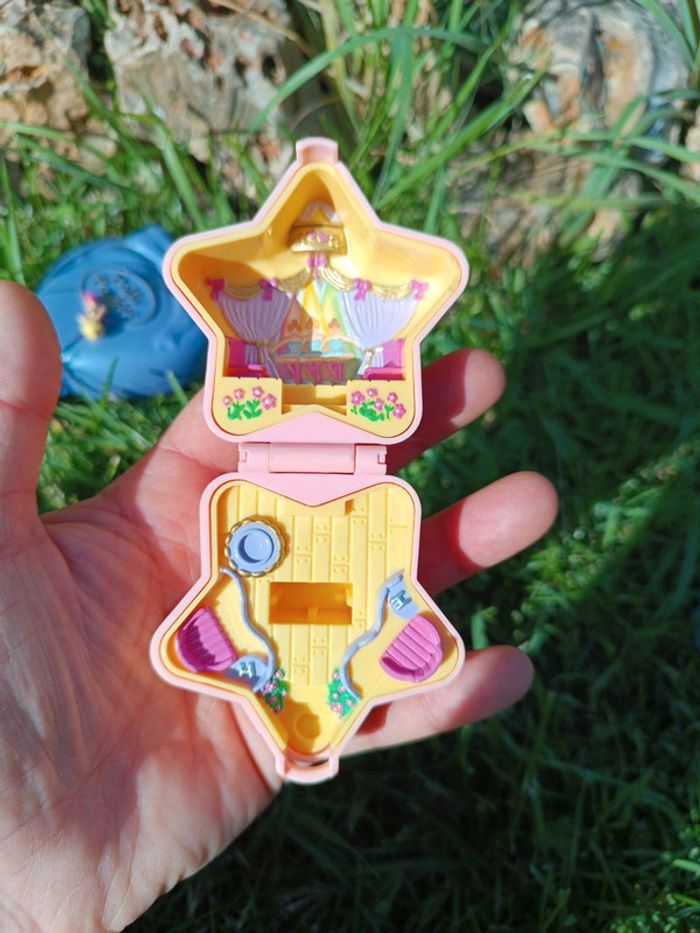 Polly pocket bluebird bague ring boîte étoile star rose saumon tiny ballerina ballerine danseuse - photo numéro 5