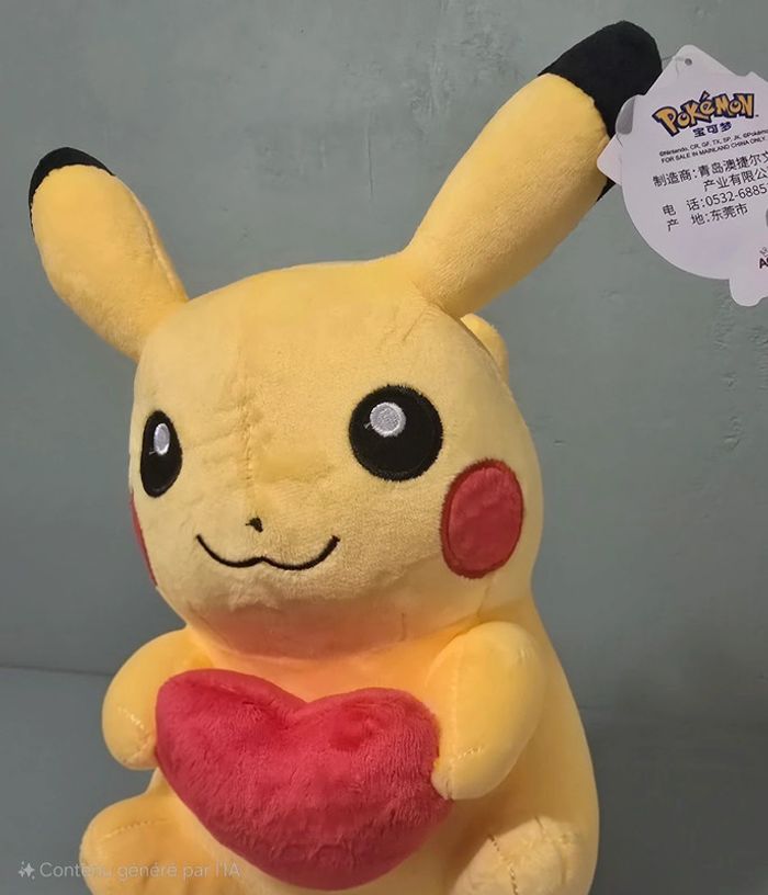 Peluche Pikachu - photo numéro 2