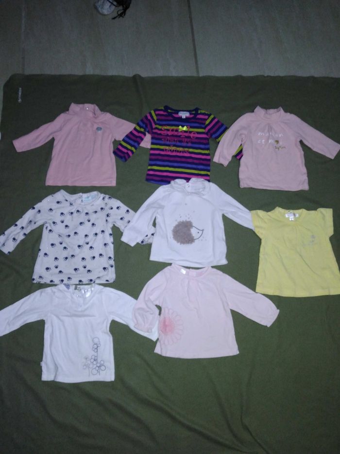 Lot 51 vêtements fille 3 mois - photo numéro 7