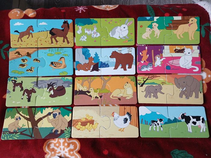 Puzzle duo Maman et ses petits - photo numéro 4