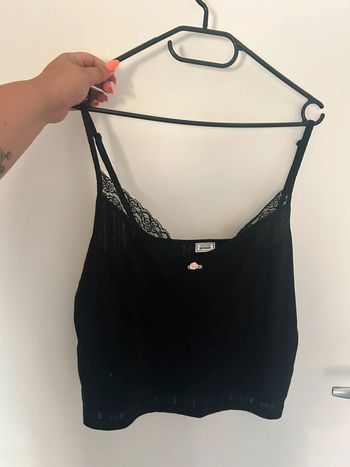 Crop top noir pimkie taille M