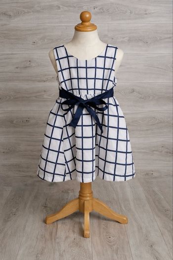 Robe à carreaux fille , Taille 24-36 mois , vogue fashion 