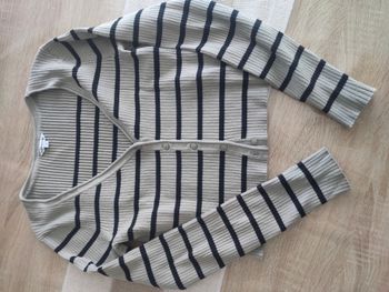 Cardigan rayé