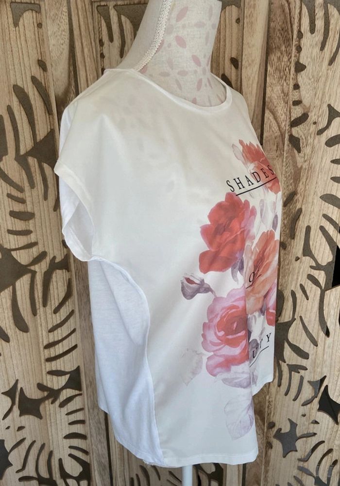 Blouse fluide et légère imprimée fleurs - photo numéro 4