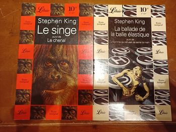 Lot de 2 livres de Stephen King
