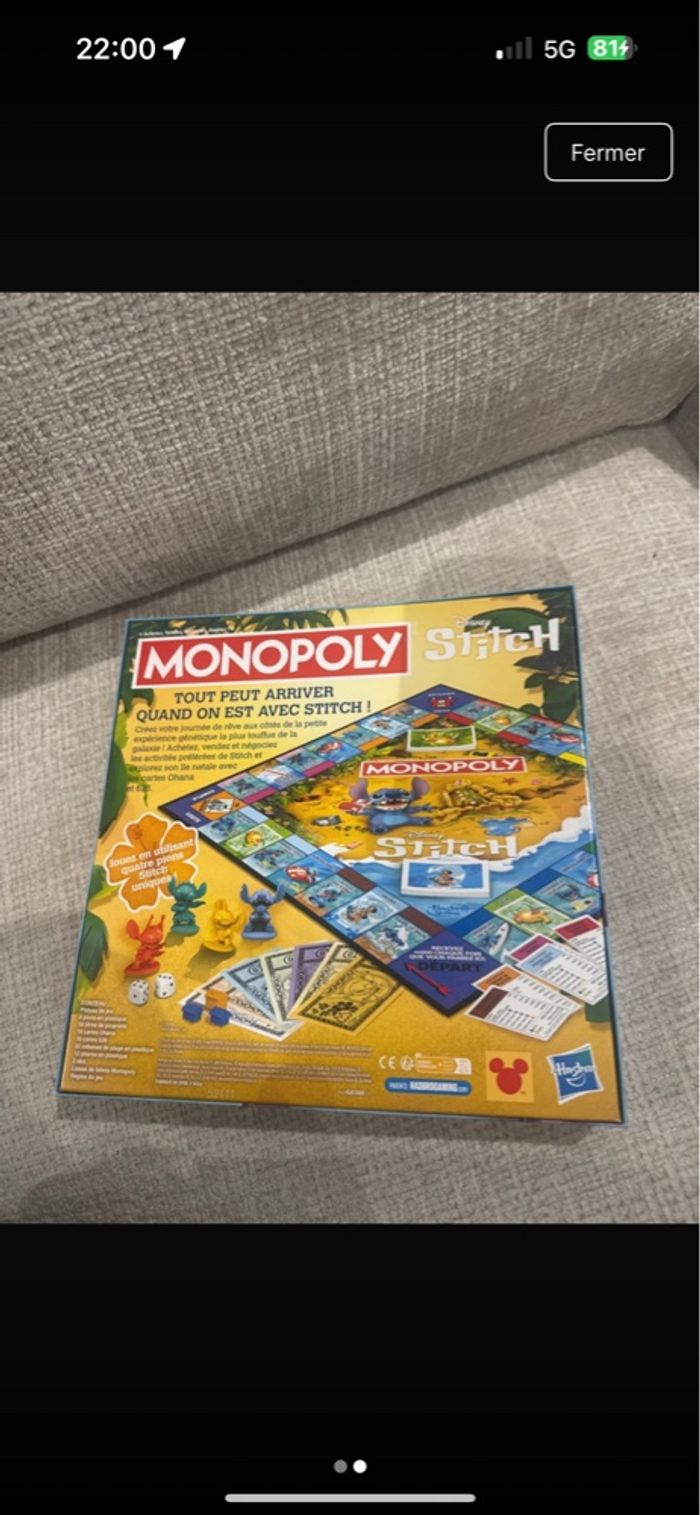 Monopoly stitch - photo numéro 2