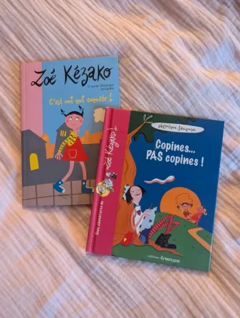 Lot de deux livres Zoé Kézako