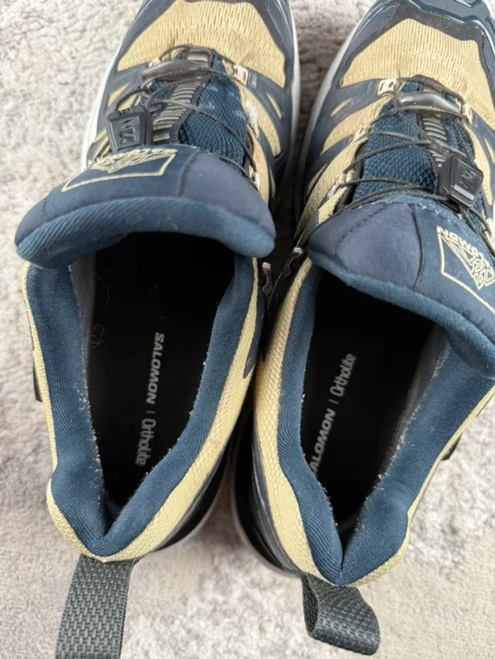 Salomon X Ultra 360 Gore-Tex - White & Beige & Blue - photo numéro 20