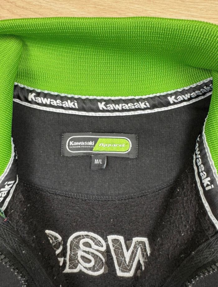 Veste zippé kawasaki taille M - photo numéro 2
