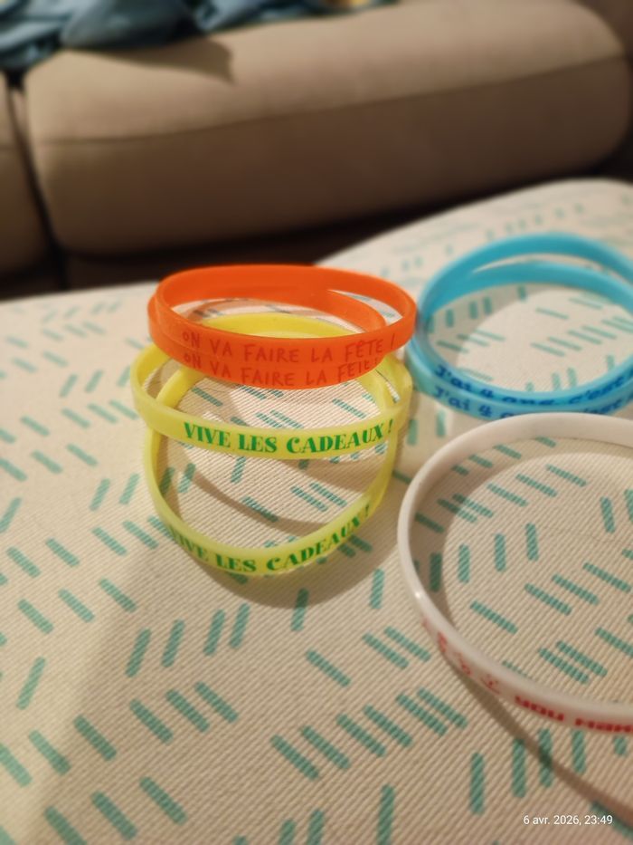 Lot 12 bracelets messages - photo numéro 4