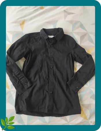 Chemise noire 8 ans