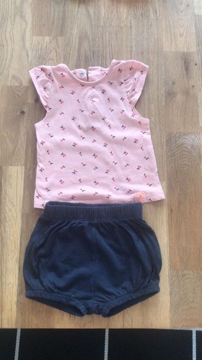 Ensemble short et T shirt 3mois - photo numéro 2