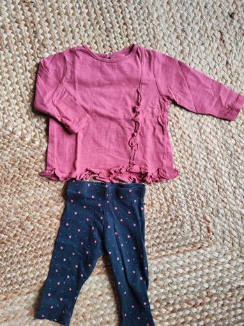 Ensemble legging tee shirt ML 9 mois