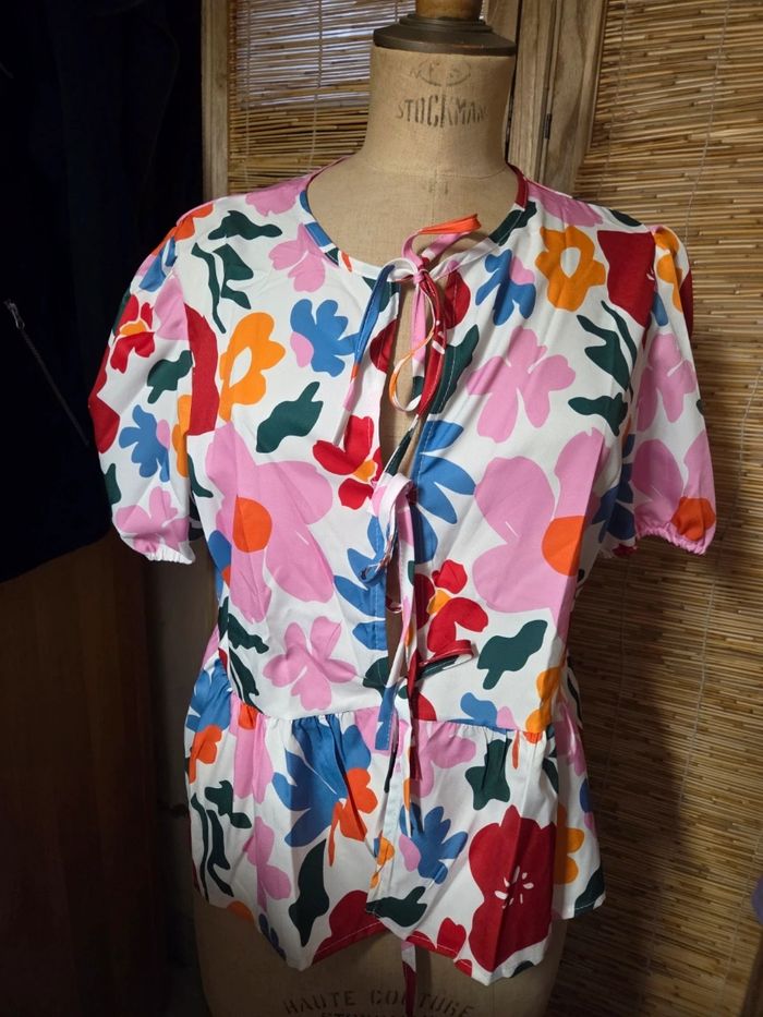 Blouse fleurs