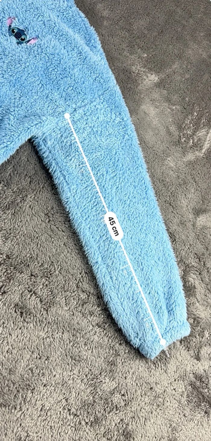 Veste Polaire Disney Lilo & Stitch Bleu Ciel Taille XS - photo numéro 6