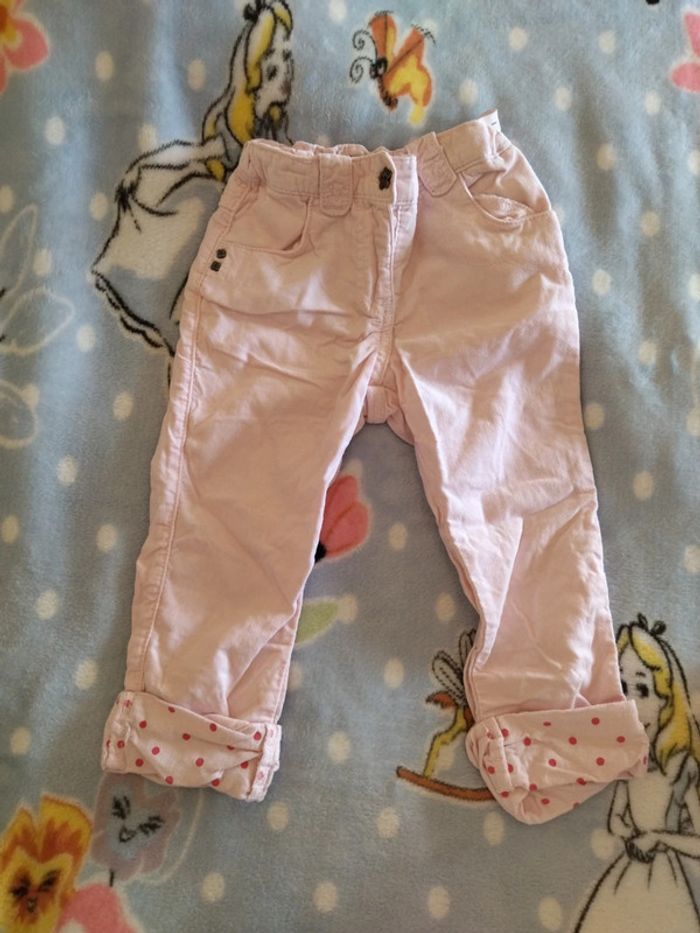 Pantalon fleurs Vertbaudet 24 mois