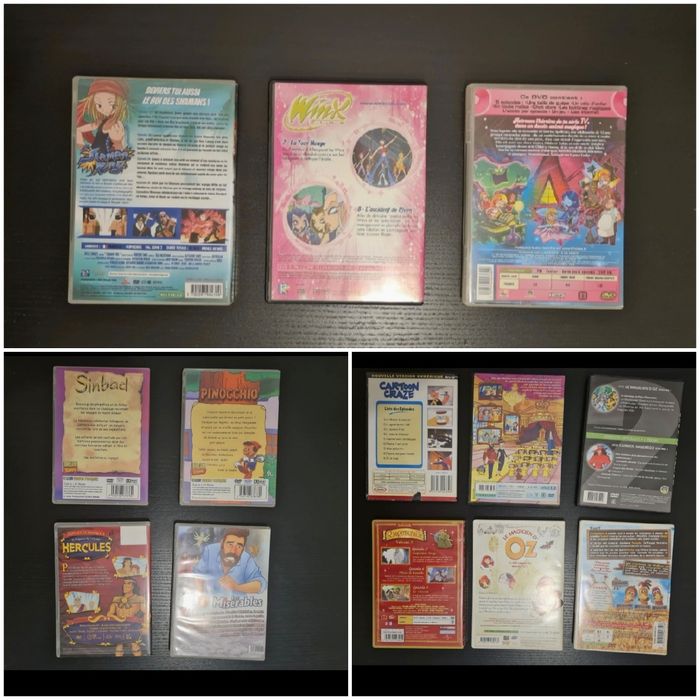 Lot de 13 DVD de dessins animés - photo numéro 2