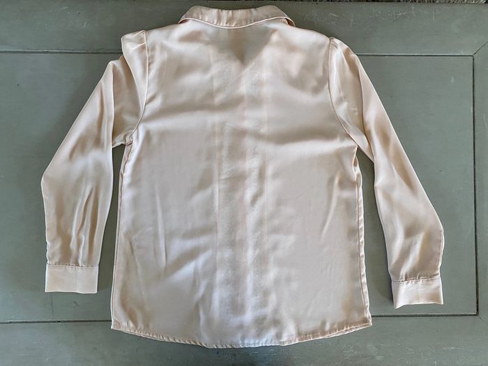 Chemise Queens beige clair avec broderies taille S - photo numéro 16