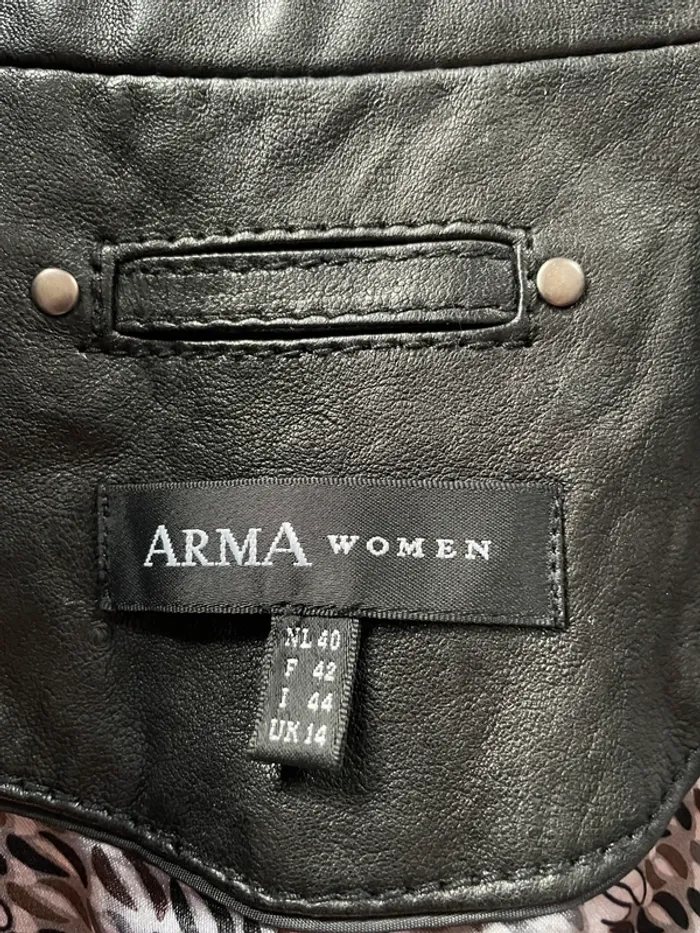 Robe cuir noire Arma 42 - photo numéro 4