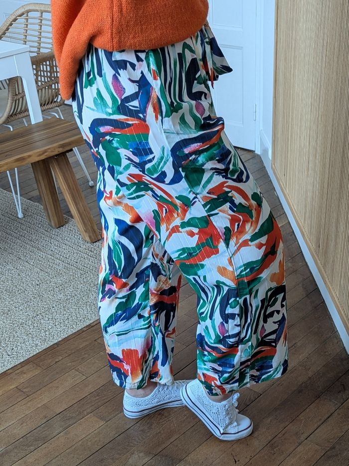 Pantalon fluide Acapulco multicolore Taille M/L - photo numéro 4