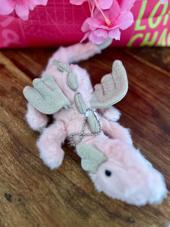 Peluche dragon paillettes 