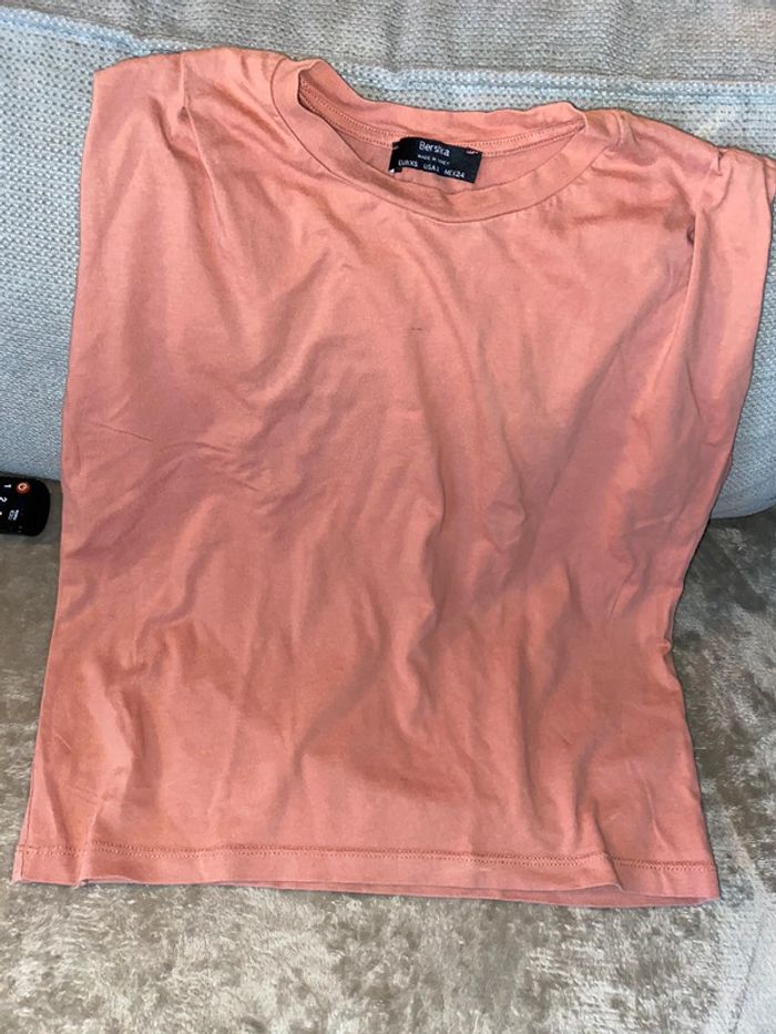 T shirt sans manches bershka - photo numéro 4