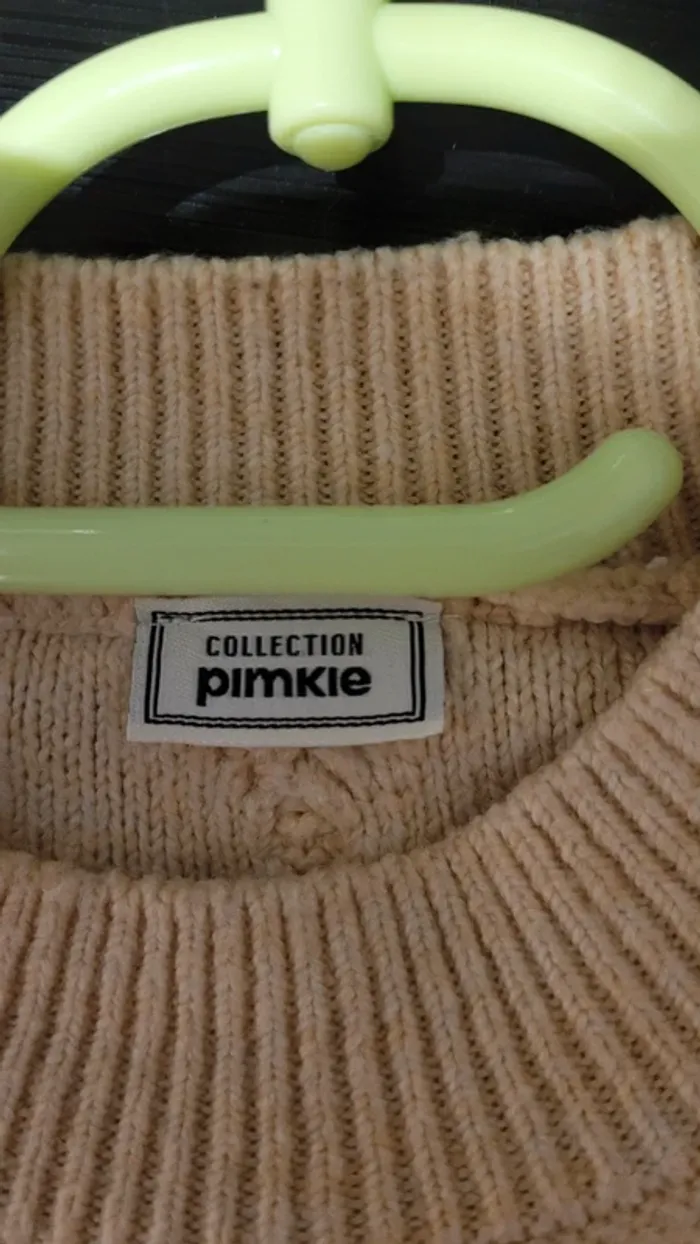 Pull chaud col rond manches bouffantes - photo numéro 4