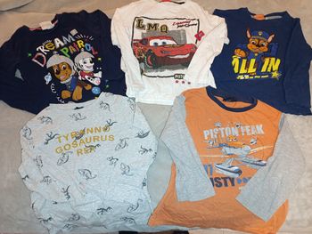 Lot t-shirts ML garçon 6 ans TBE 