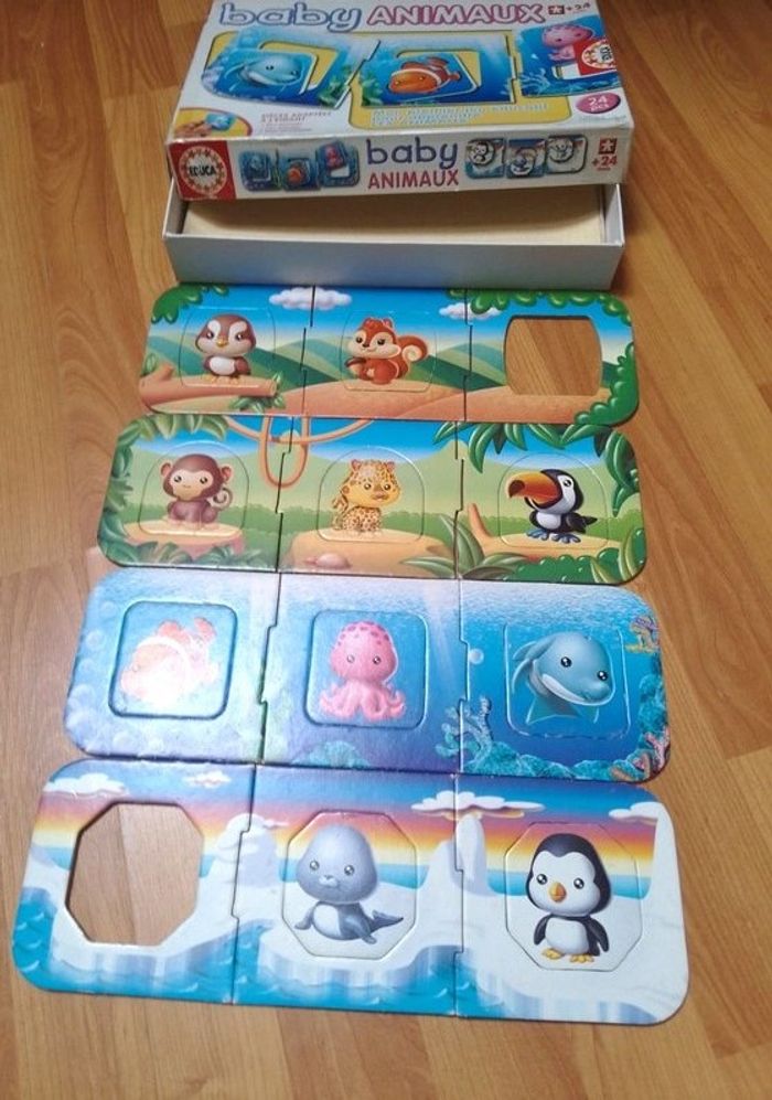 Mon 1er jeu educatif baby animaux dès 24 mois