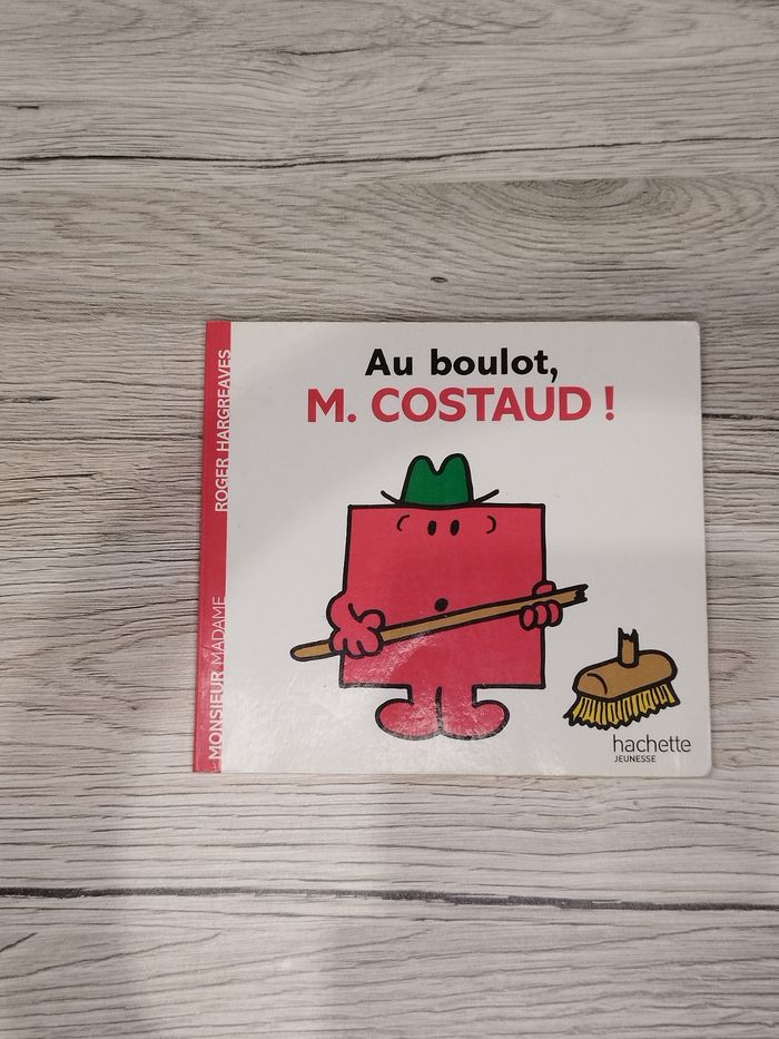 Livre Monsieur Madame au boulot M. Costaud