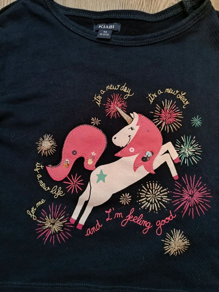 T-shirt manches longues Kiabi 4 ans - photo numéro 2
