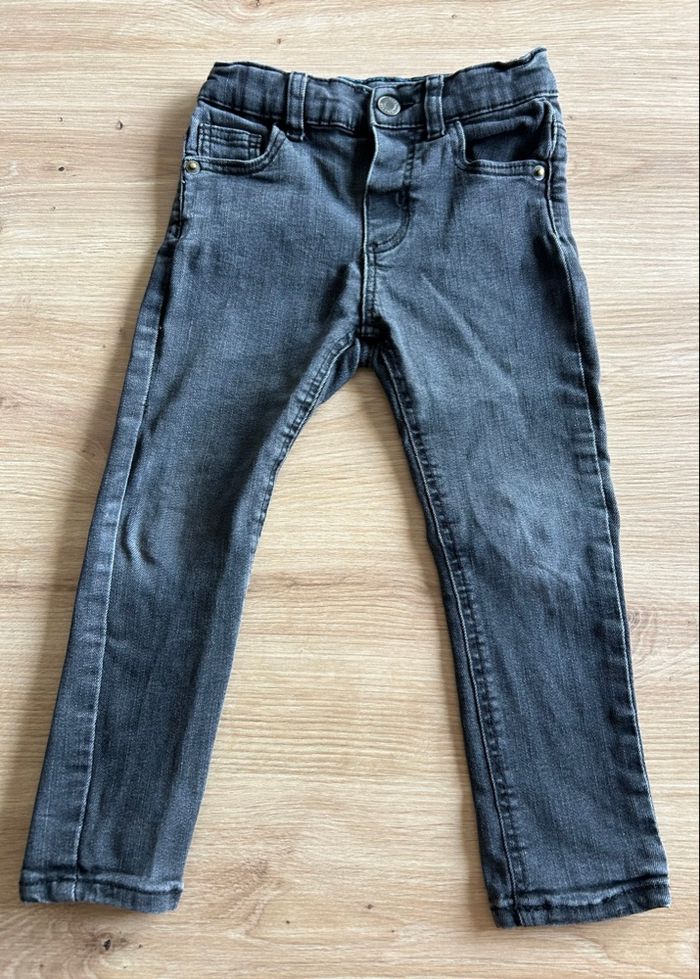 Jean skinny noir/gris