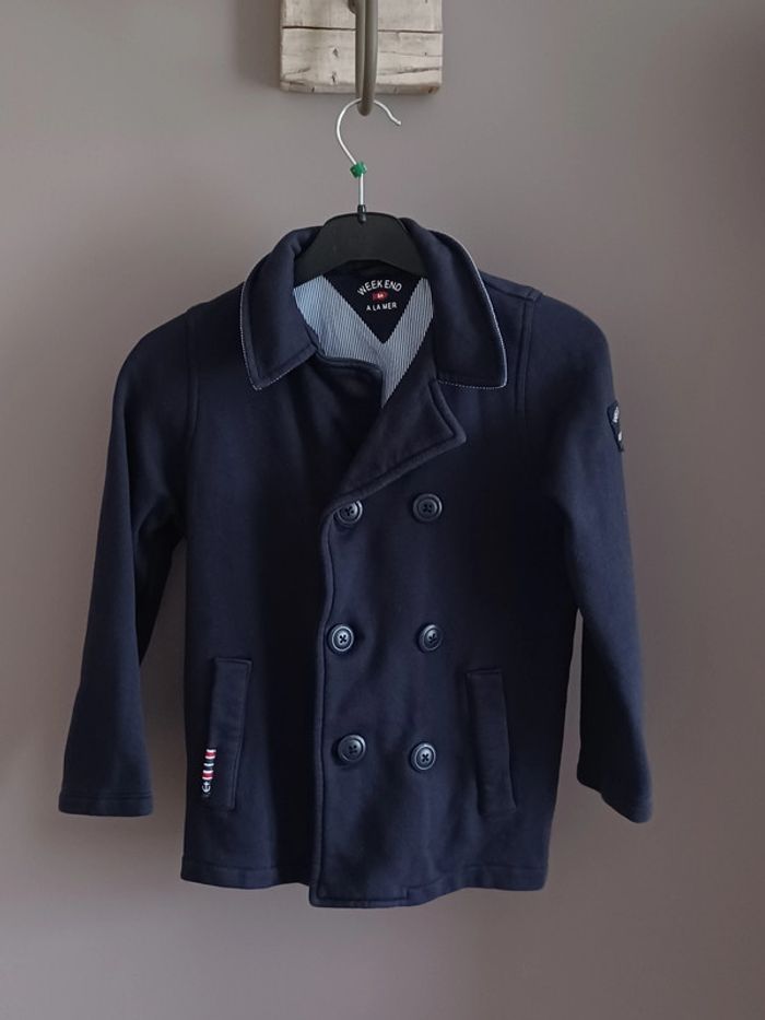 Veste molletonnée Week-end à la mer 8 ans
