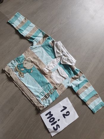 Maillot t-shirt polo 12mois garçon