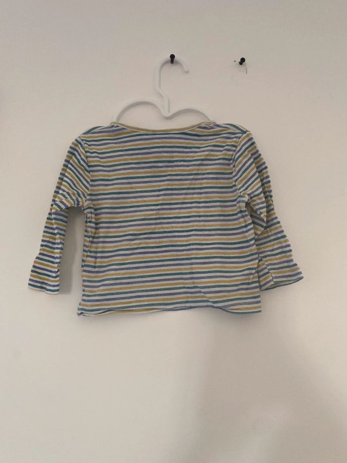 Tee-shirts manche longue zara babyboy 9/12 mois - photo numéro 5