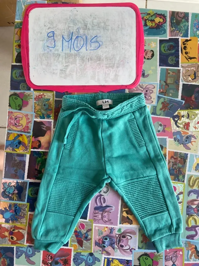 Pantalon bleu turquoise