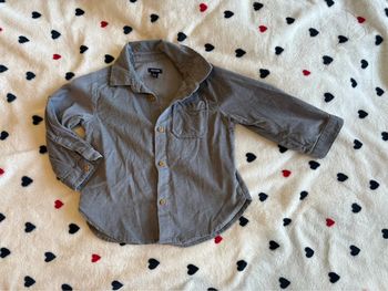 Chemise velours 18 mois