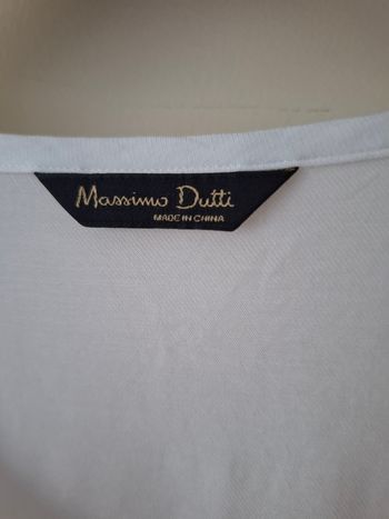 Blouse Massimo Dutti t.36-38 coton/soie quasi neuve, dimensions disponibles