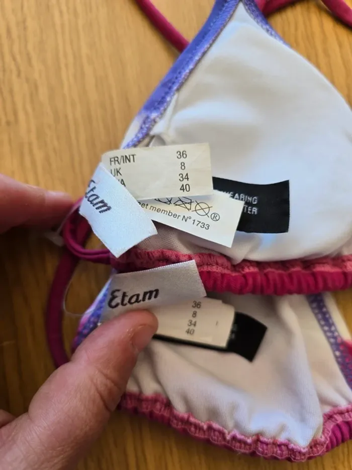 Haut de maillot de bain Taille 36 Neuf "Etam" - photo numéro 4
