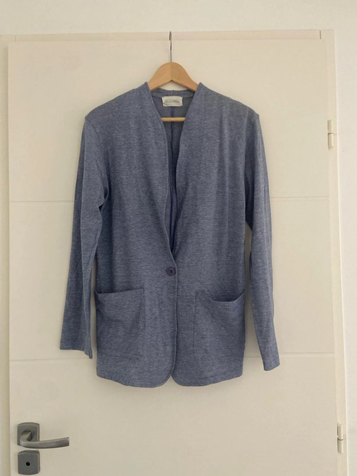 Blazer léger bleu American Vintage - photo numéro 5