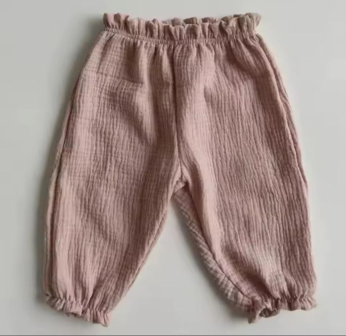 Pantalons en lin léger pour enfant - photo numéro 3