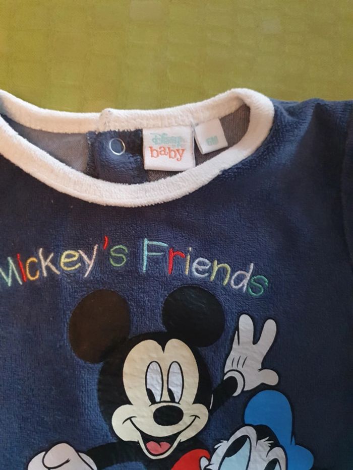 Pyjama Disney Mickey et ses amis 6 mois - photo numéro 2