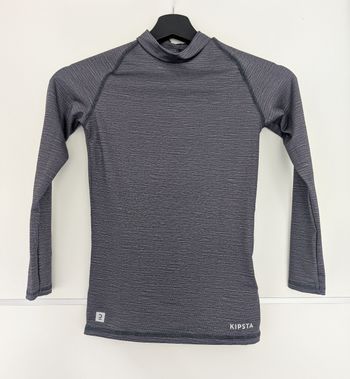 Sous-maillot Thermique Kipsta gris Chiné Taille 8-9 ans