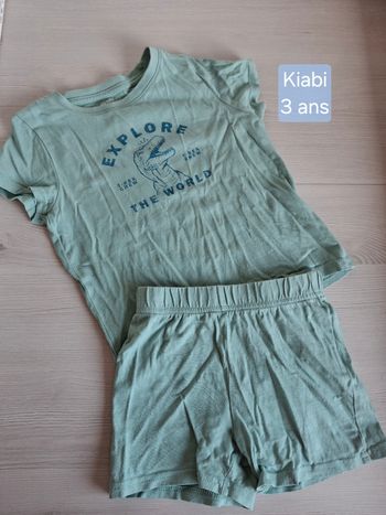 Ensemble pyjama 2 pièces bébé garçon  Cool Team  Kiabi  3 ans