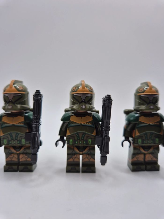 Figurines type lego 4 clones de Kashyyyk star wars - photo numéro 2