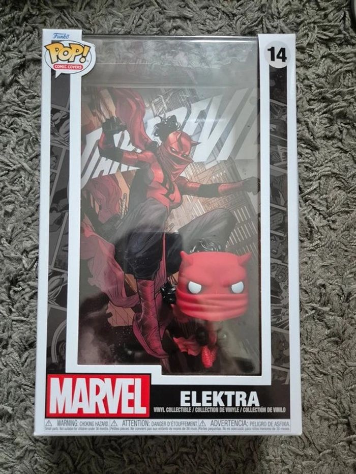 Figurine Funko Pop Marvel - POP Comic Cover N° 14 - Elektra - photo numéro 1
