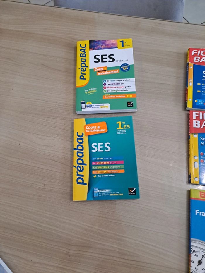 Lot de livres bac